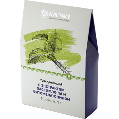Купить Токсидонт-май с экстрактами пассифлоры и фитомелатонином  г. Ярославль  